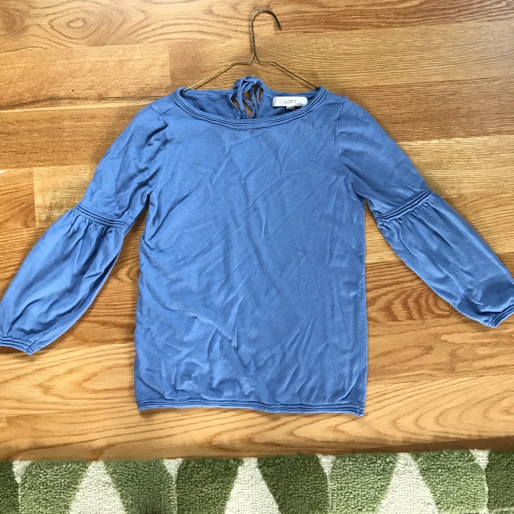 Loft blue sweater