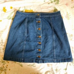 Denim Mini Skirt