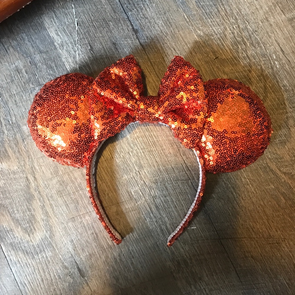Sequin orange ears!