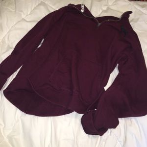 maroon PINK sweatshirt from Victoria Secret