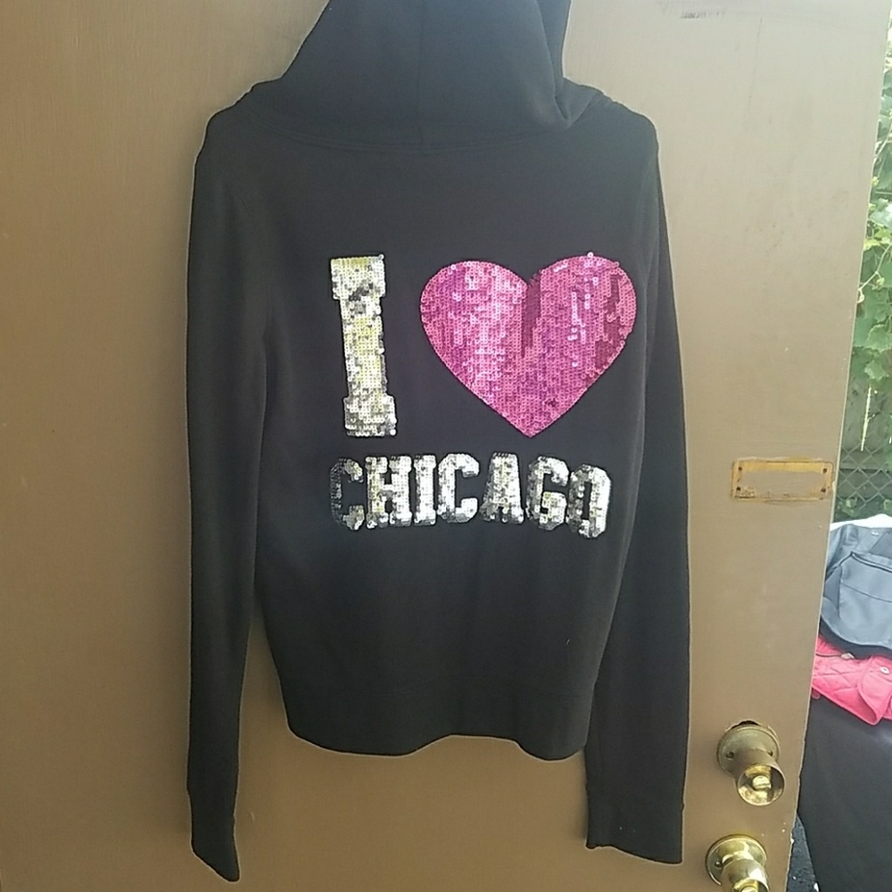 PINK I love Chicago hoodie
