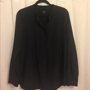 J Crew black blouse