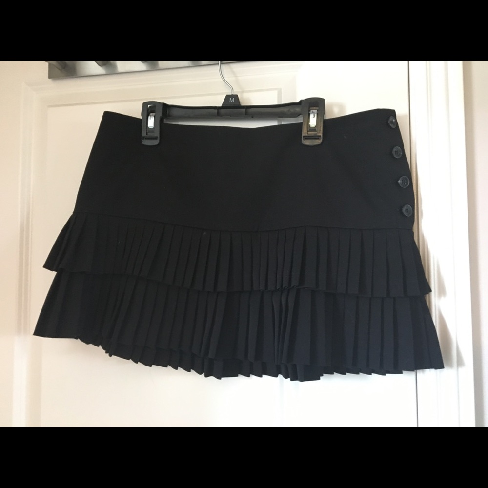 BEBE Pleated mini skirt