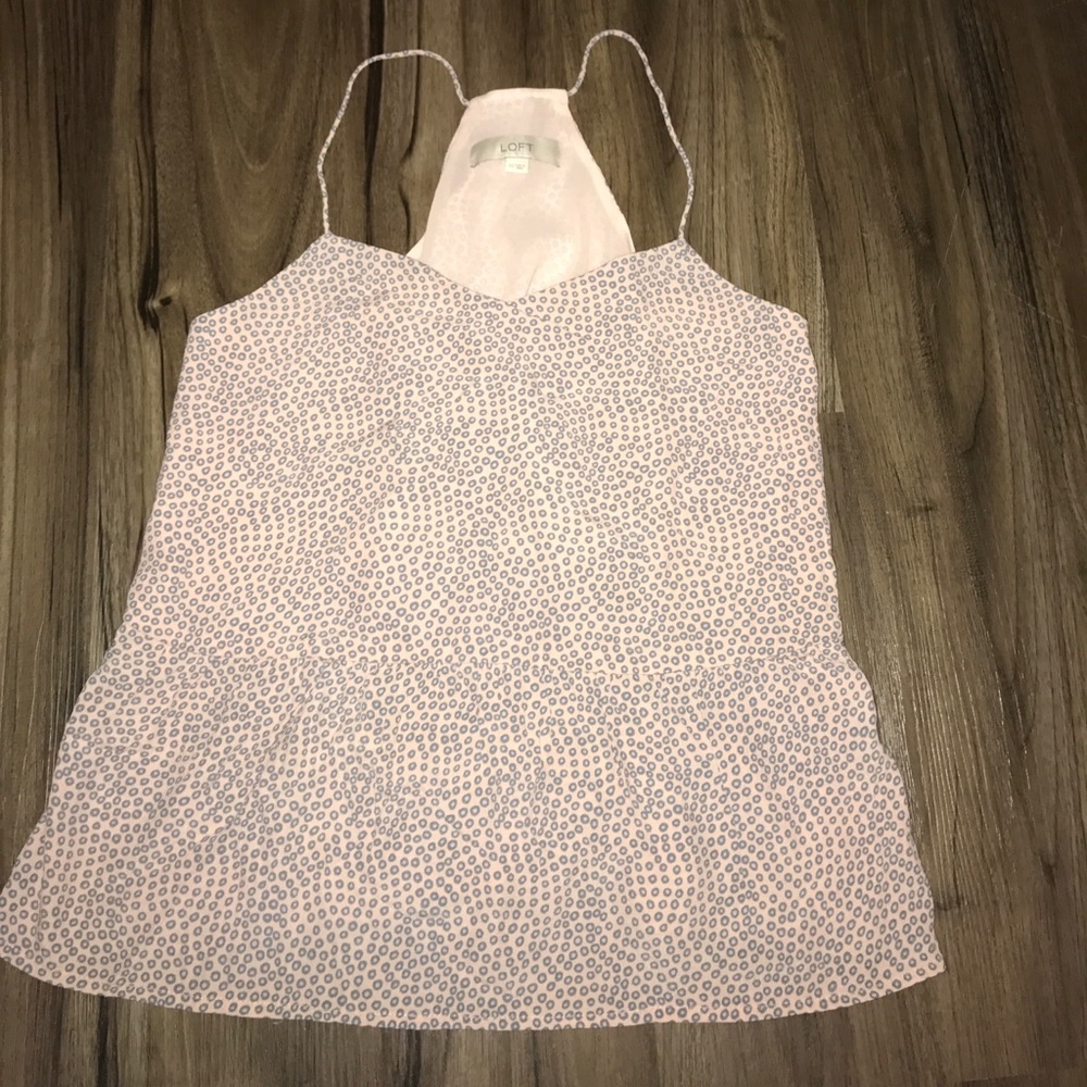 Loft Pink and Blue Tank