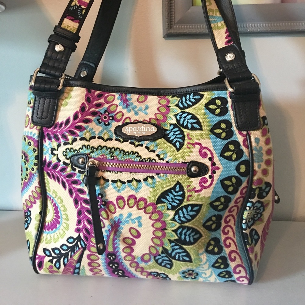 NEW SPARTINA SHOULDER BAG-DAUFUSKIE PATTERN