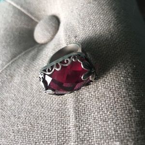 Silpada plum stone ring