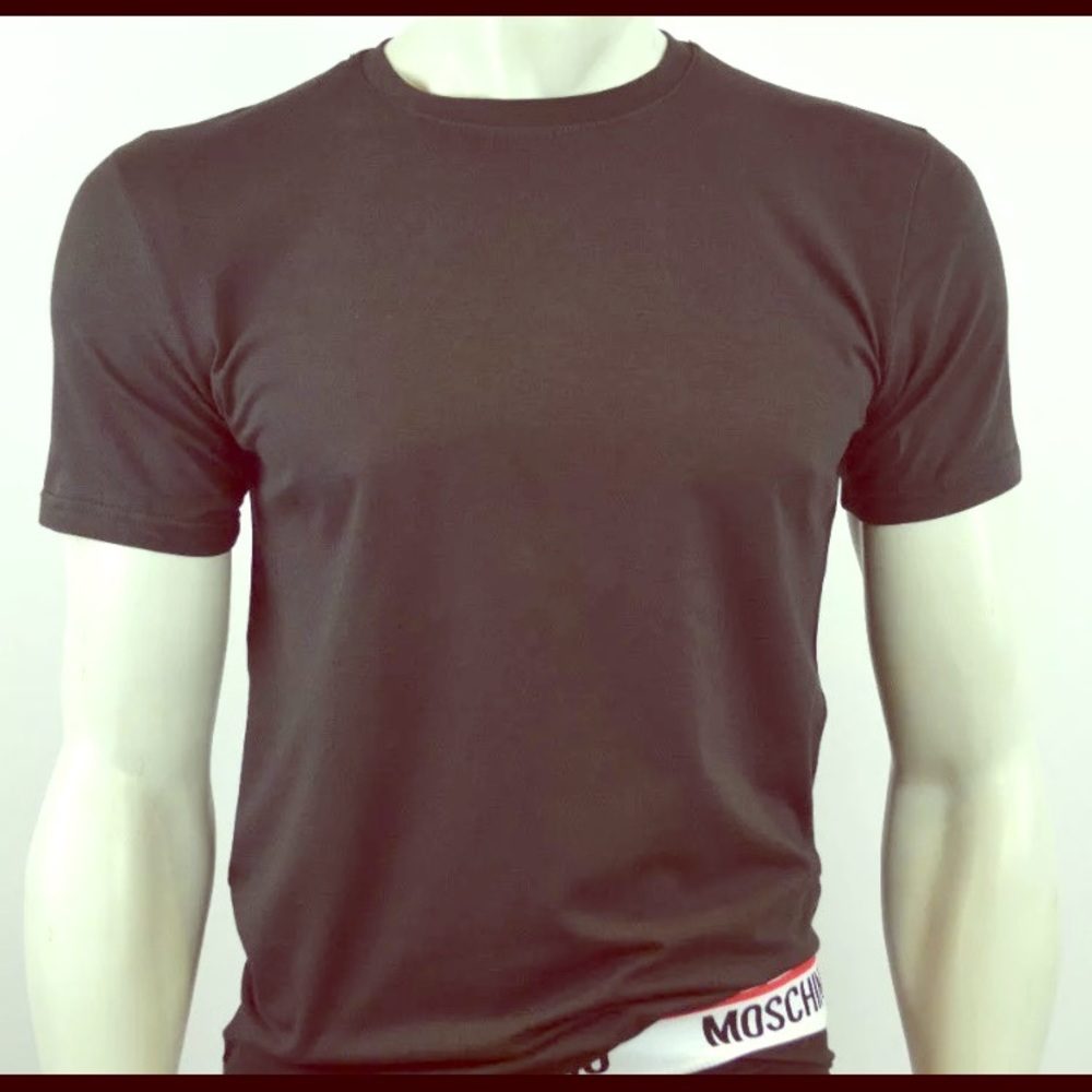 Moschino Men's Black Underwear Tee  (S)
