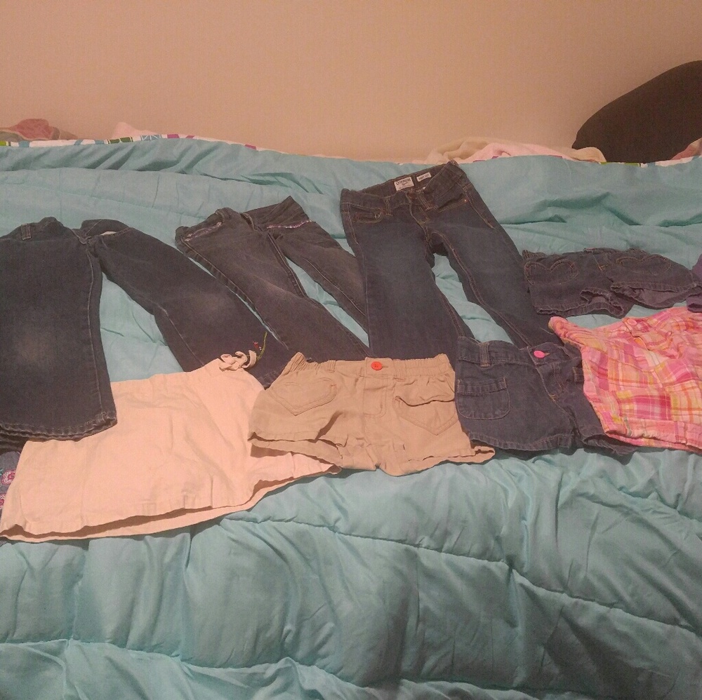 Size 4T Girl jeans and shorts
