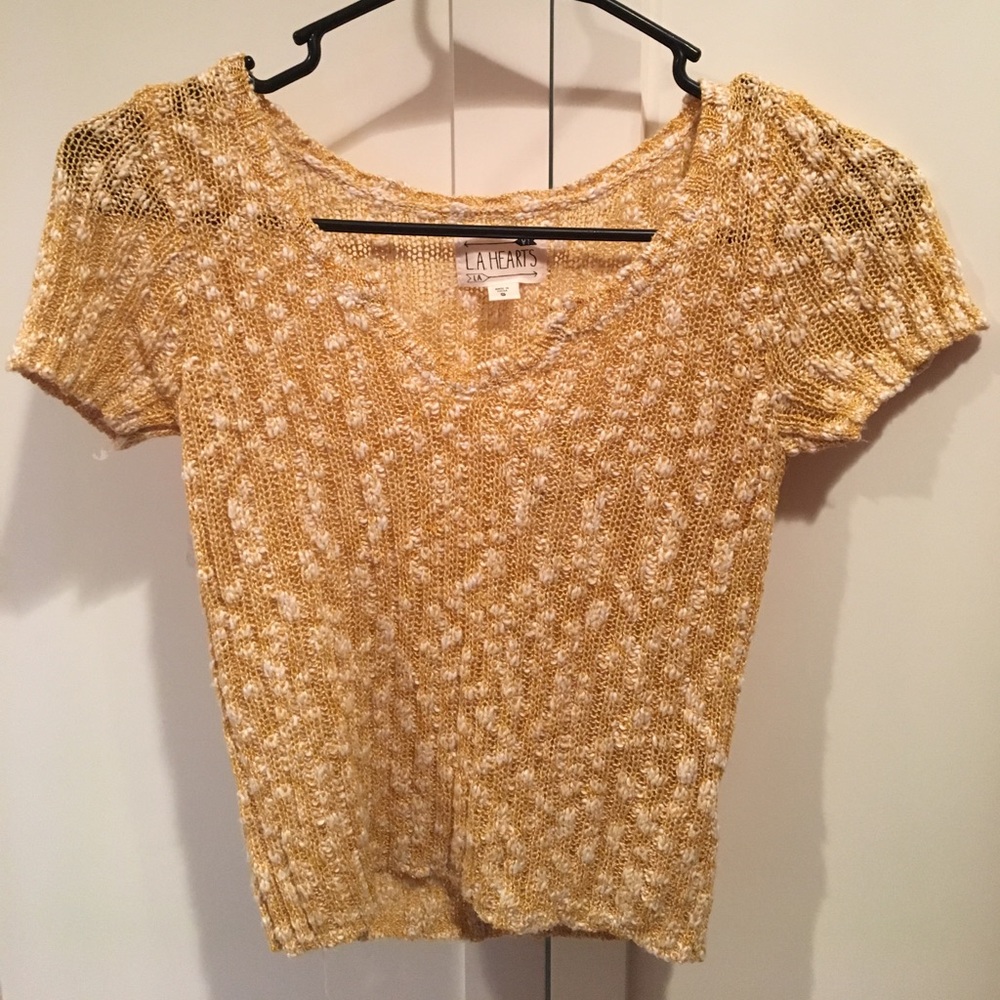 *NBW* Pacsun cropped knit tee