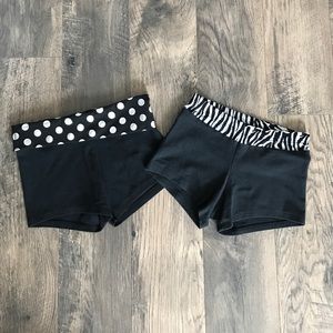 Black Spandex Shorts Bundle
