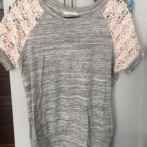 Stitch fix Lace detail tshirt