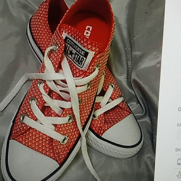 Hold Women's size 7 printed tangerine  NWOT - Picture 2 of 2