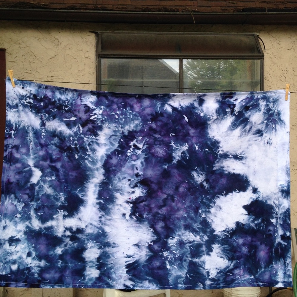 Tie dye tapestry
