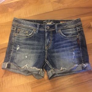 Silver shorts Toni 3.5" size 5