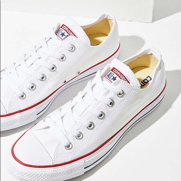 CONVERSE WOMENS SIZE 8 WHITE SHOES - Picture 3 of 6