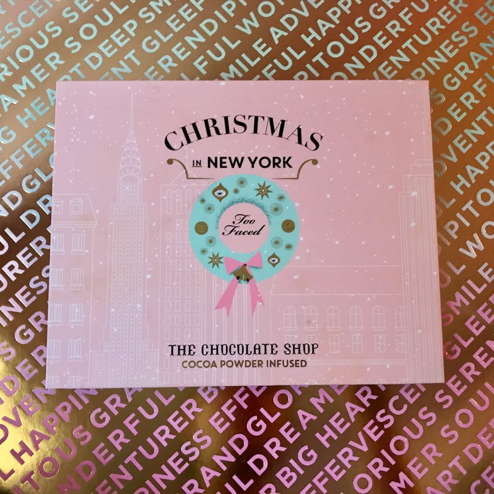 💜 USED Too Faced Holiday 2016 Christmas in NY 💜