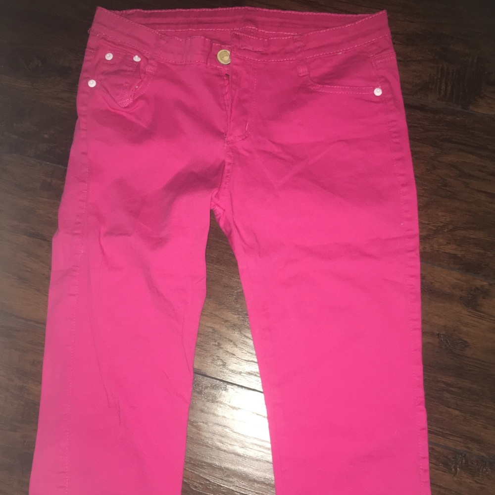 Pink Capri pants