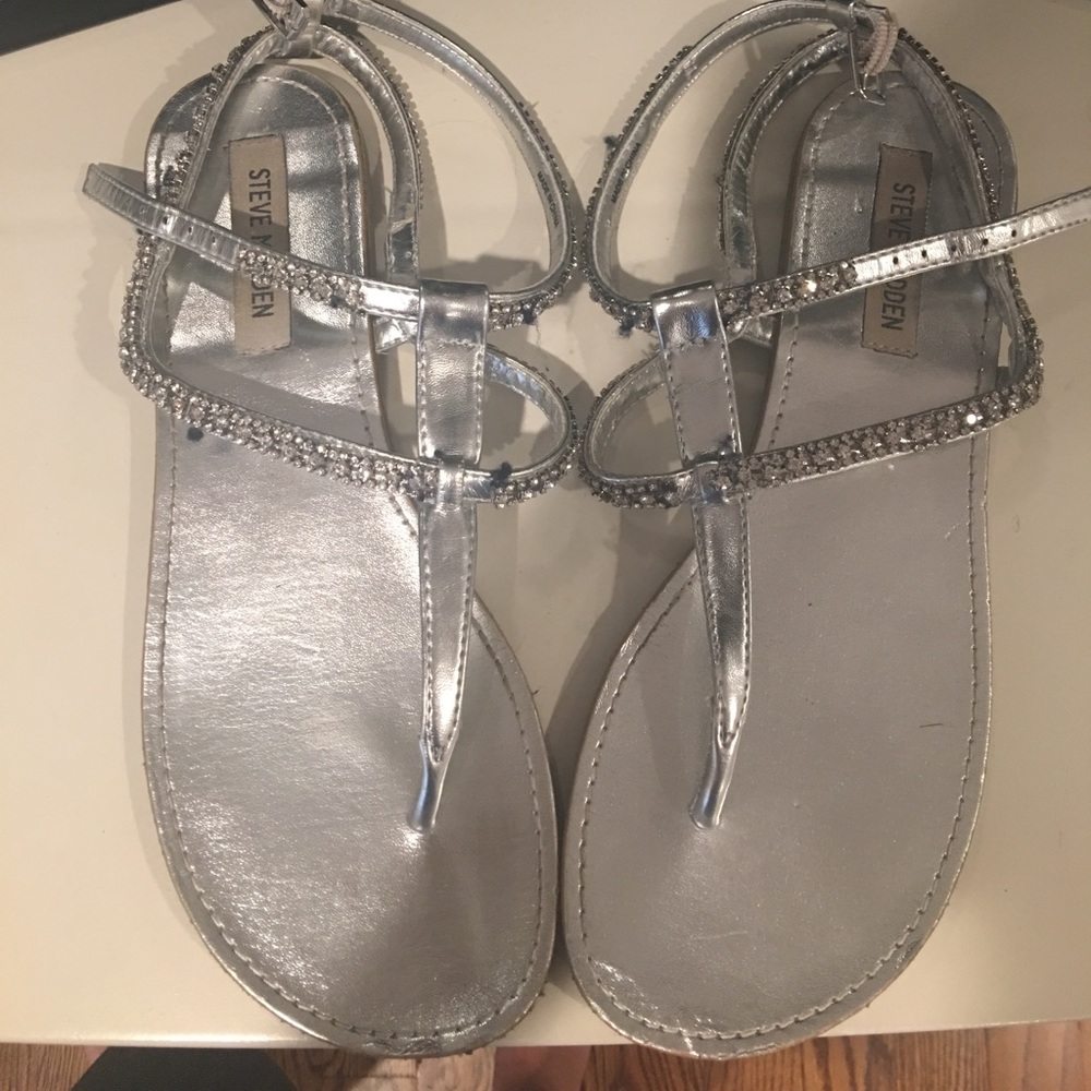 Steve Madden glitter sandals