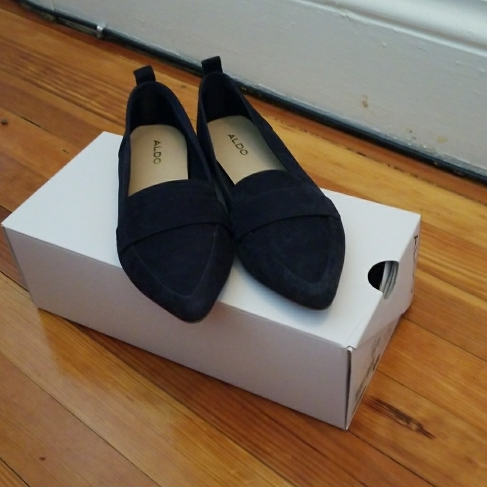 ALDO Navy Blue Flats