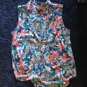 H&M Summer Sleeveless Button Down