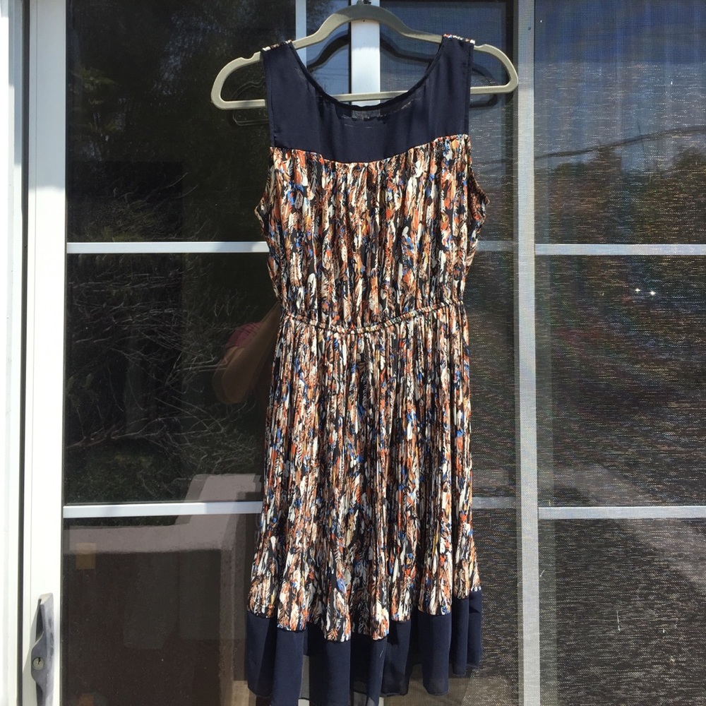 American Rag Feather Print Dress