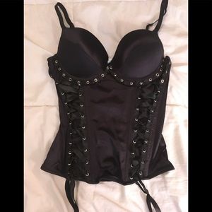 Black Hot Topic corset AND Halloween costume