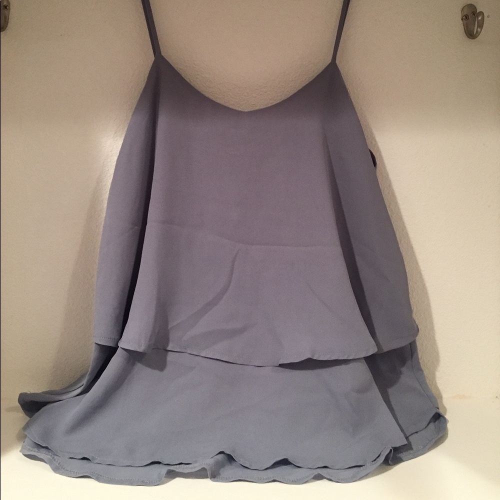 Layered Periwinkle blouse