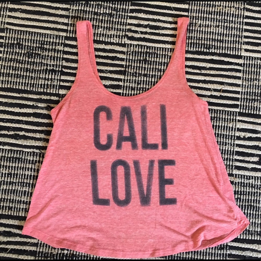 Billabong cali love tank cami sz M LF Brandy