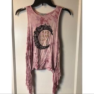 ❗️4 items forNWOT Charlotte Russe fringed tank top