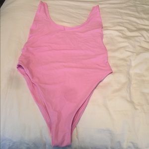Scoop one-piece bathing suit