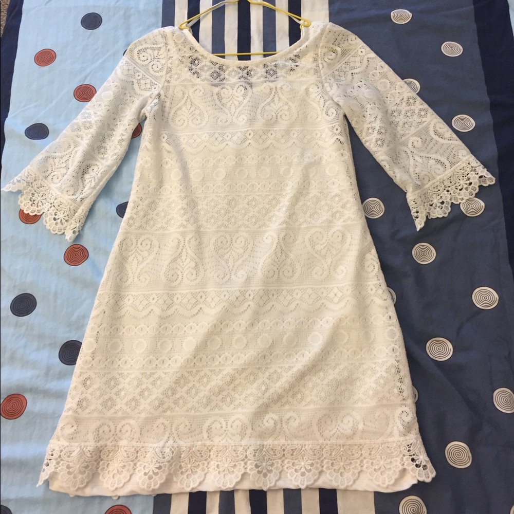 H&M white lace dress