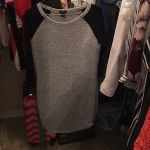 Baseball tee dress