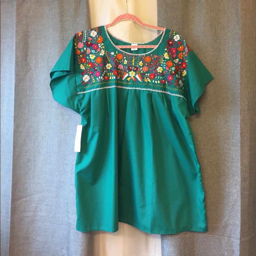Mexican Embroidered Tunic