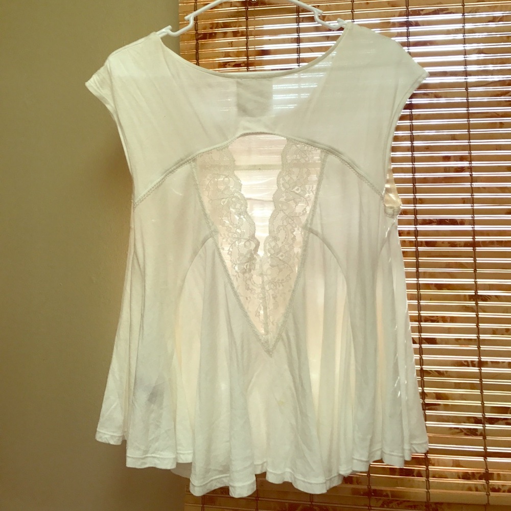 FREE PEOPLE BABY DOLL TEE