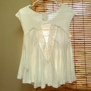 FREE PEOPLE BABY DOLL TEE