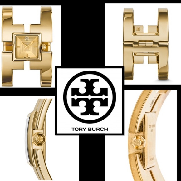 🌹HPx2🌹Tory Burch Sawyer 10yr•AnnBangleWatch•DISC - Picture 2 of 8