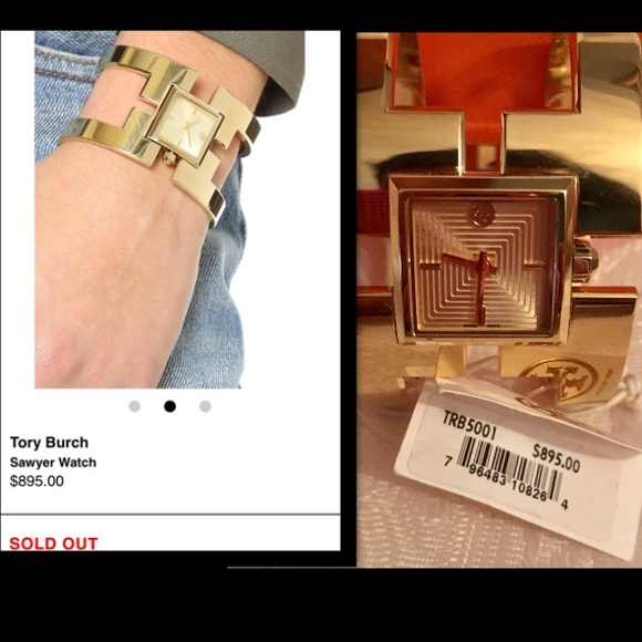 🌹HPx2🌹Tory Burch Sawyer 10yr•AnnBangleWatch•DISC - Picture 3 of 8
