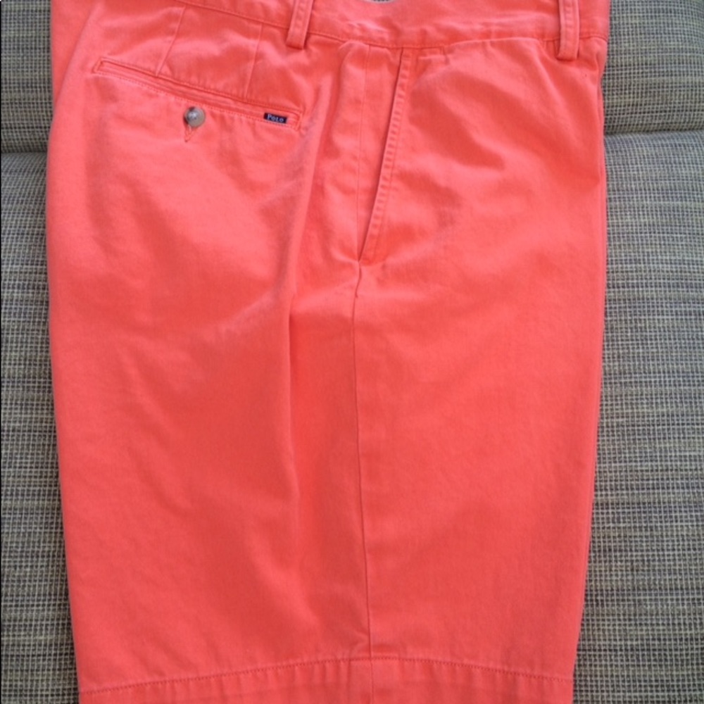 Size 34 Men's Ralph Lauren Shorts (orange)-