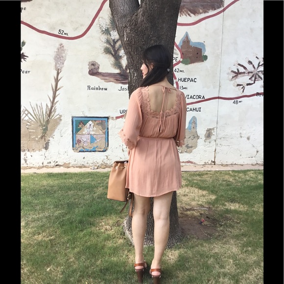 Dress Crochet Blush Tone-LAST ONE - Picture 3 of 5