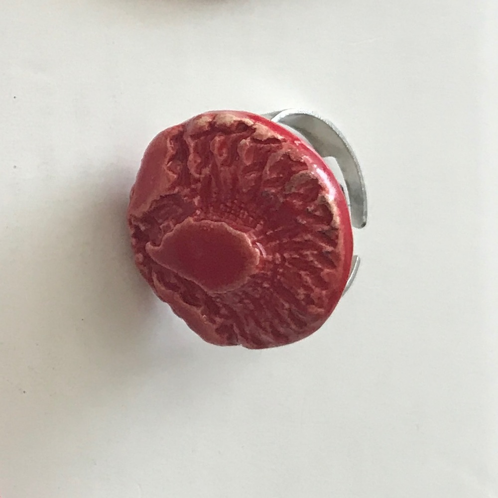 Handmade ceramic ring