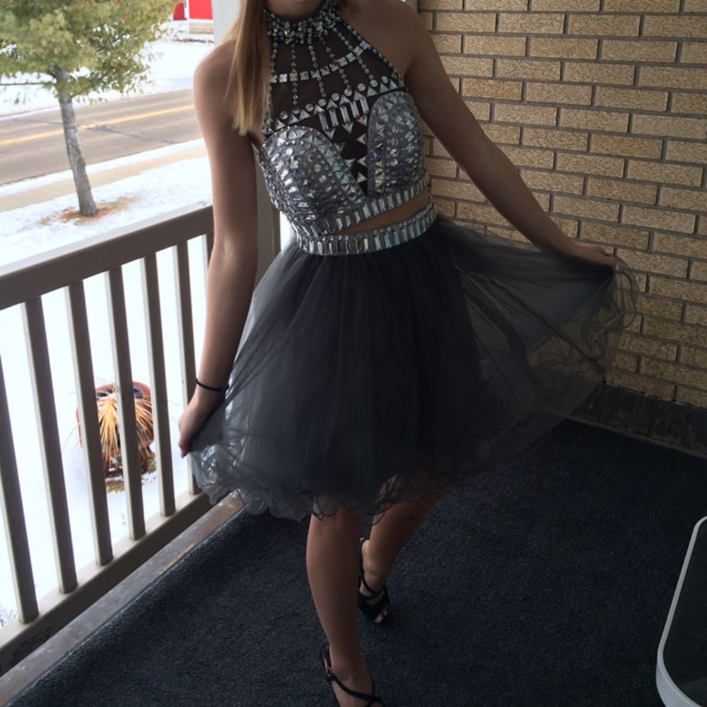 Gray Dress