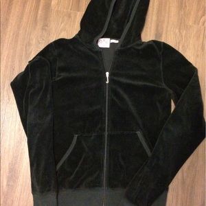 Black Juicy Couture velour jacket