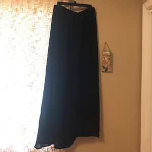 Graham & Spencer long dressy black skirt.