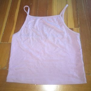 Brandy Melville pink crop top