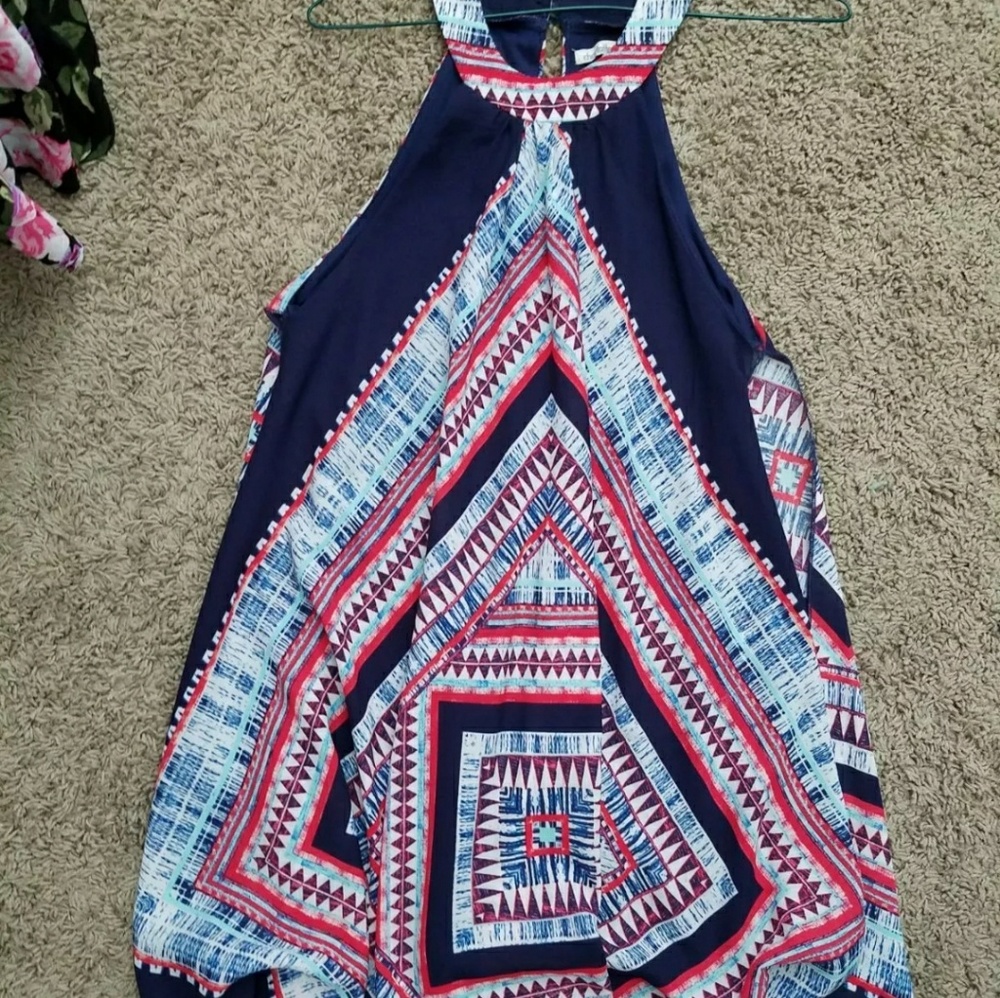 Flow geometric dress