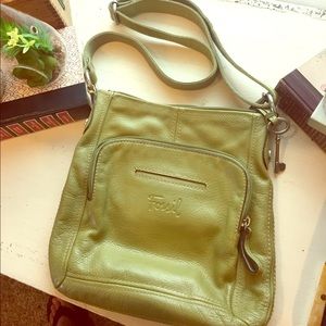 Fossil leather purse