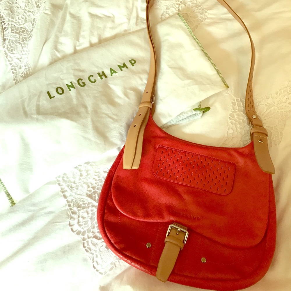 Burnt Red Longchamp Shoulder Bag