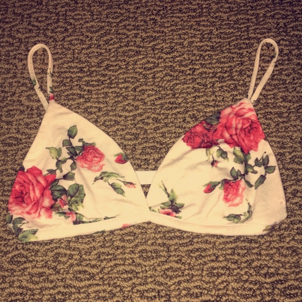 Floral bra!