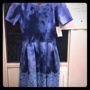 NWT Lularoe Small "Frozen" Amelia HTF