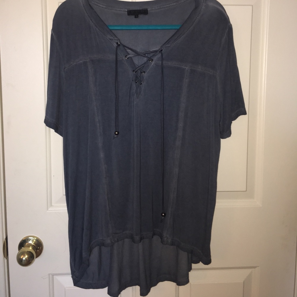 lace up t shirt